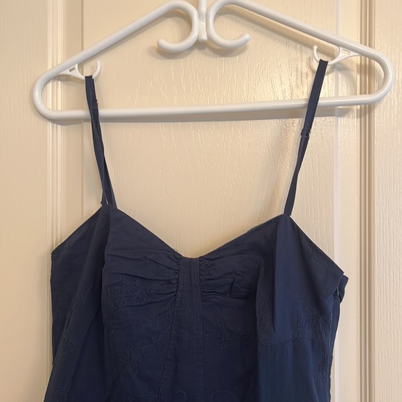 Dark blue summer dress - Picture 2 of 12